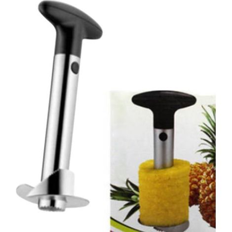 1x acier inoxydable ananas trancheuse vide outil de coupe éplucheur accessoires de cuisine (1/4)