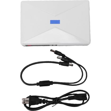 Mini onduleur 10400mAh, alimentation sans interruption CC (UPS), sortie 5V, 9V, 12V, 15V, 24V, batterie de secours pour routeur et caméra, prise américaine. (1/5)