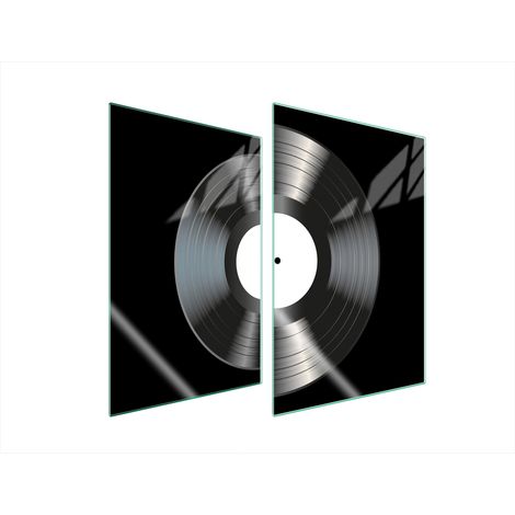 PLAQUE DE PROTECTION EN VERRE POUR CUISINE 2x35x52 VINYLE (1/5)