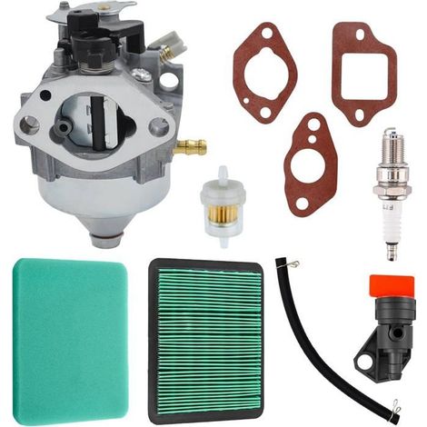 Kit de carburateur 16100-Z9L-811 pour modèles Honda GCV170LA HRN216 HRX217 HRX217K6 avec joints et kit de filtre à air (1/5)
