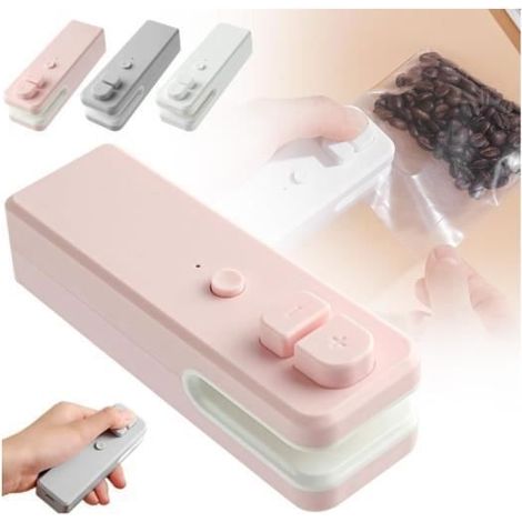 Mini Scelleur2024 Thermoscellant 2 en 1 Rechargeable Pour Sacs de Stockage de NourritureCollationsFruitsR SYSTEME DE MISE SOUS VIDE (1/4)
