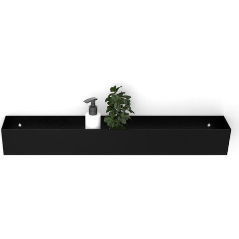 Looox Colour boîte étagère Special BoX rectangulaire 60x10x10cm noir mat (1/5)