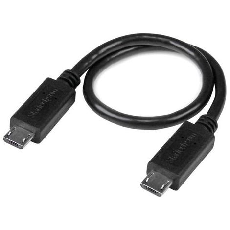 StarTech.com Cavo USB OTG - Micro USB a Micro USB - M/M - 20cm (1/4)