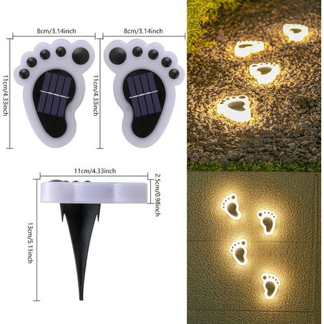 Solarleuchte für den Außenbereich, geeignet für Rasen, Garten oder Hof, Solarleuchte für den Bodeneinbau (Gartenleuchte, Solarleuchte für den Bodeneinbau) (1/5)