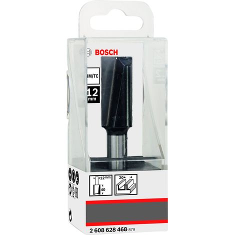 Fresa de ranurar 12 mm D1 20 mm L 40 mm G 81 mm BOSCH 2608628468
