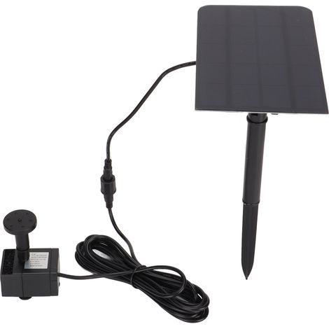 Solarbetriebene Teichpumpe 200 l/h, Solar-Wasserpumpe, USB-betriebene Gartenbrunnenpumpe (1/5)