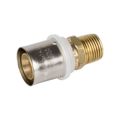 Raccordo diritto maschio ø63/4,5 x 2" Pexal Brass - raccordo a pressare VS0130639 (1/2)