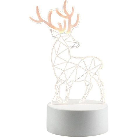 Lampe en forme de renne