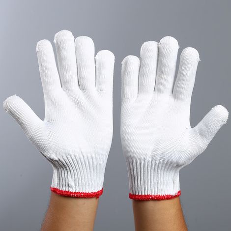 6 paires de gants en fil de nylon 500g nylon (1/3)