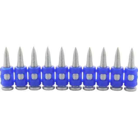 Spit – Clous à tête plate 22 mm – 500 pièces – Fixation directe pour béton dur – 57693 – Incl. 1 cartouche de gaz