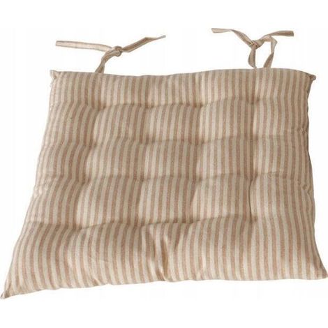 Boltze Cojín de silla rayado rosa 40 x 40 cm