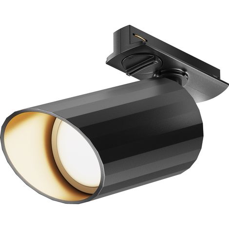 Spot sur rail monophasé noir GU10 10W Maytoni Lipari (1/5)