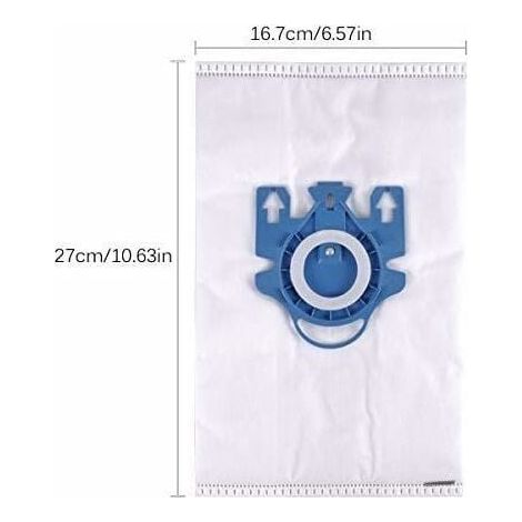 Bolsas para aspiradora Miele Hyclean 3D Efficiency: 10 bolsas compatibles con Complete C3, C2 y Classic C1, alta capacidad y filtración. (1/4)