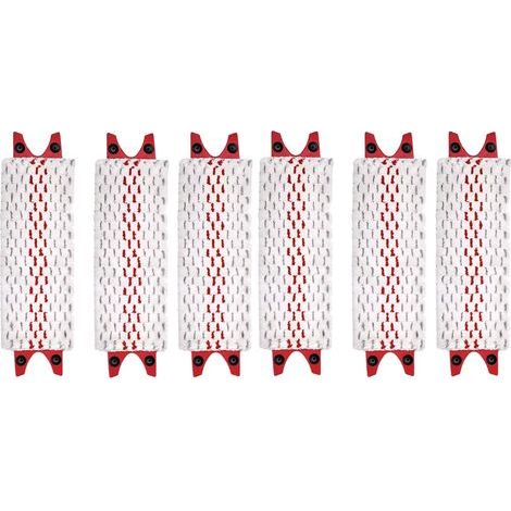 Lot de 6 Têtes de Balai Plates en Microfibre Compatibles avec Vileda Ultramax (1/5)