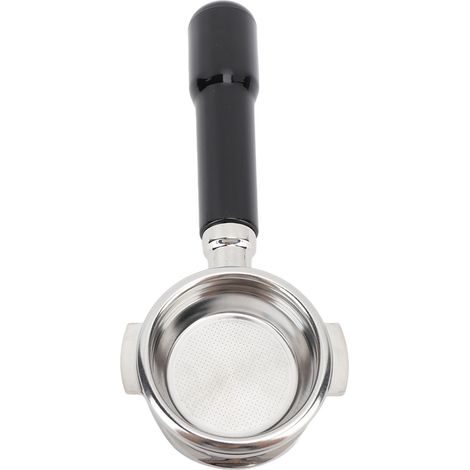 58-mm-Siebträger ohne Boden, hohler Siebträgerhalter aus Edelstahl 304 mit ABS-Griff für Expobar E61 Kaffeemaschine (1/5)