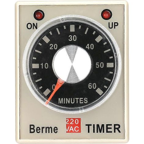 220VAC 60 Minuten Einschaltverzögerungs-Timer-Zeitrelais AH3-3(60M)
