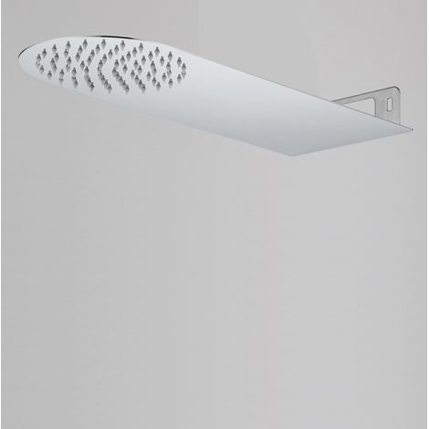 Soffione doccia ultraslim a lama tondo acciaio inox satinato 3844P HAWAII