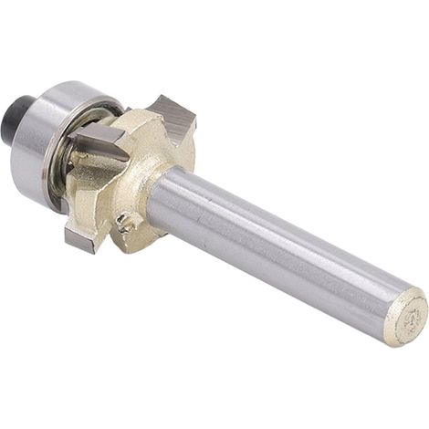Abrundfräser mit 1/4"-Schaft, 4 Schneiden, Kantenformfräser, Fasenfräser für Holzbearbeitung (1/5)