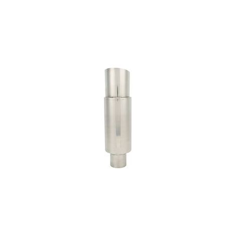 Silencieux d'échappement insonorisé en acier inoxydable – Entrée 63,5 mm / Sortie 89 mm – Pointe arrière incluse (1/5)