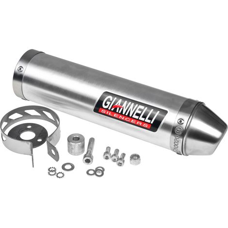 Giannelli Punta de escape Enduro / Silenciador Aluminio Aprilia RX / SX 50 06-15 / Derbi Senda X-Treme 50 09-15 (E)