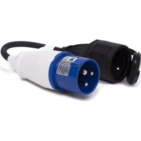 Adaptateur CEE 230 V 3 broches Contra, prise et connecteur électrique pour alimentation (1/5)
