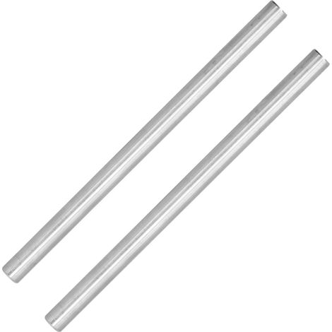 Barre Ronde en Acier Inox pour Fraisage et Tournage - 2 Pièces Miniatures pour Outils Robot