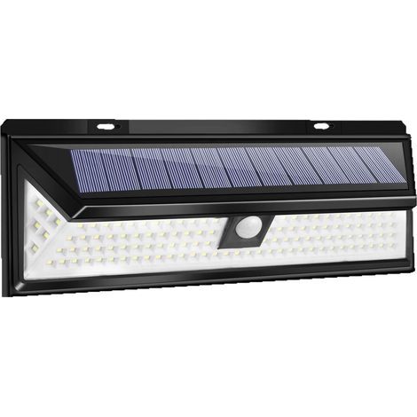 Outdoor solar light with 118 LEDs – Motion detector – IP65 waterproof rating – (1/5)
