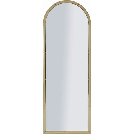 Specchio da parete in legno oro, 55x2x150 cm – Baku (1/5)