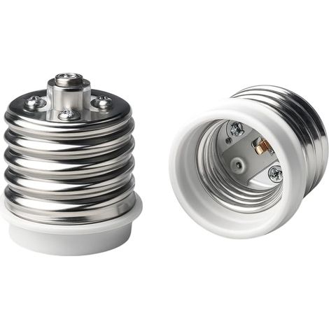 WEBMATEL Adaptador Casquillo E40 a E27 Conversor Bombilla Rosca E40 Exterior Casquillo E27 Interior (1/3)