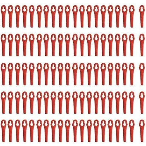 MINKUROW, 100 Uds., Cuchillas Para Cortacésped Para Rt250, Accesorios Para Cortacésped De Jardín (1/4)