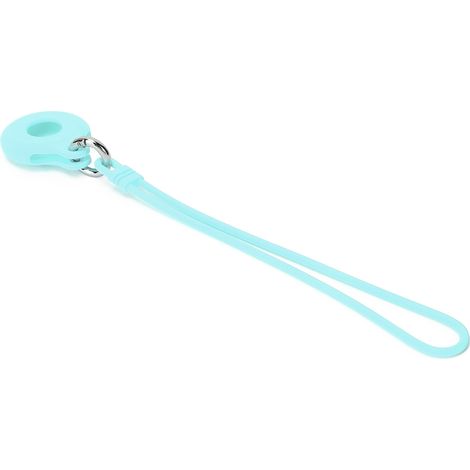 Étui de protection rond en silicone anti-perte pour localisateur iOS (vert menthe) (1/5)