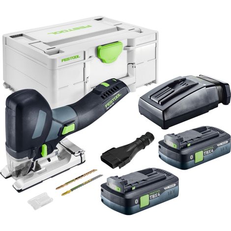 Scie sauteuse pendulaire sans fil Festool PSC 500 EB-Basic 18 V 120 mm + 2 batteries 4,0 Ah + chargeur + Systainer (1/5)