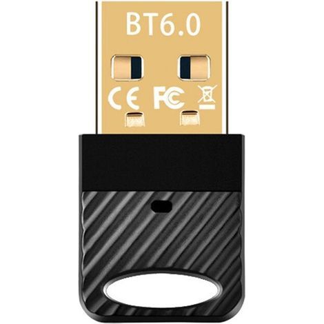 Adaptateur USB Bluetooth 6.0, récepteur et émetteur audio, compatible avec les haut-parleurs, claviers, souris, casques et imprimantes Bluetooth. (1/5)