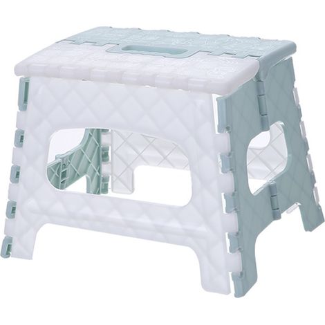Tabouret en plastique épais, tabouret pliant de camping, tabouret portable avec poignée, petit tabouret, tabouret portatif, 150 kg (1/5)