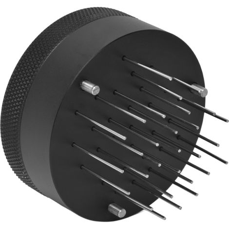 58 mm schwarze Dosiernadel für Espressokaffee, Klumpenlöser und Tamper (1/5)