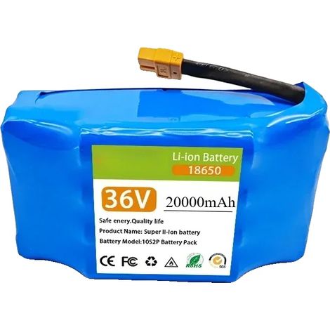 Batterie Lithium-Ion, 36V, capacité de 6000mAh, 36V 20000mAh (1/2)