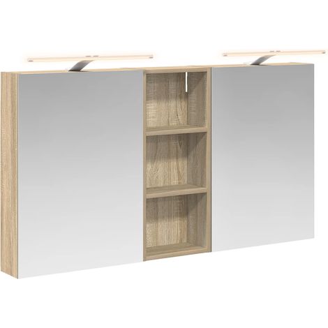 Maison Exclusive - Badezimmerschrank-Set 3 pcs 130 x 14,5 x 70 cm