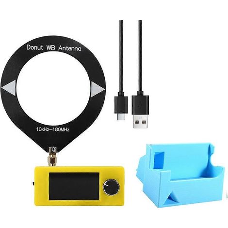 Récepteur radio SI4732 + support + kit antenne, écran 1,9 pouce, radio ondes courtes FM/AM/LSB/USB 10-180 MHz, mini radio SI4732 (1/5)