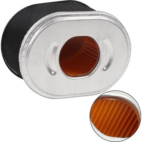 1 Set schwarzer Eisen-Luftfilter, Luftreiniger, Luftfilterelement, Luftfilter, Sonstiges (1/4)