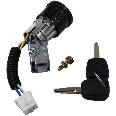 Compatible avec le cylindre de serrure d'allumage 107 C1 N0501412 N0502200 avec 2 clés (1/5)