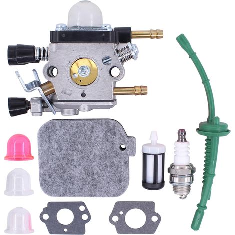 Vergaser-Reparatursatz mit Luftfilter, Benzinschlauch, Zündkerzendichtung, Kraftstofffilter und Pumpe für Stihl BG 45, BG46, BG 55, BG55, BG65, BG 85, BG85, SH 55, SH55, SH 85, SH85 Laubbläser und Sau (1/5)