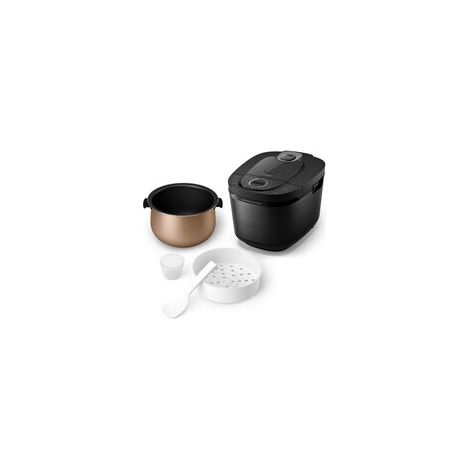 Philips 5000 Series HD4814/31 Cocotte à riz 1,8 L noire 936 W 18 programmes (1/5)