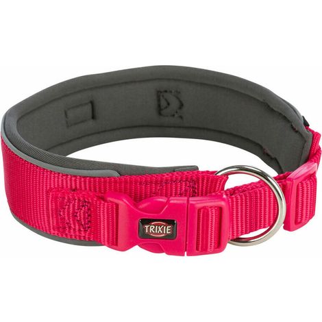 Collar para Perro Trixie Premium Grafito Fucsia XS/S 27-35 cm