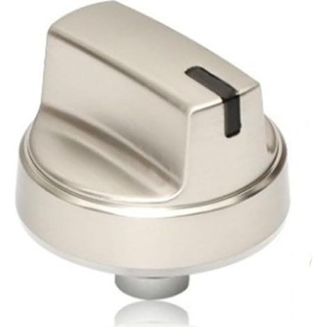 Boutons de commande de four pour plaque de cuisson à gaz - Finition argentée (1/5)