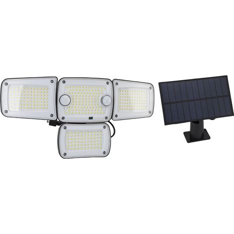 Solarleuchte für den Außenbereich mit Bewegungsmelder, wasserdicht (IP65), 270°-Weitwinkel, Wandmontage, 3 Modi, für Garten und Hof (1/5)