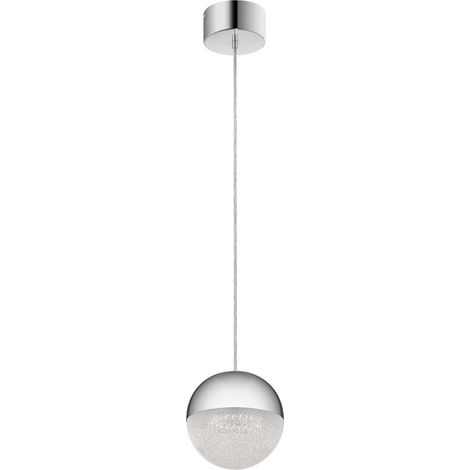 Elstead Kichler Moonlit Plafoniera a sospensione sferica a LED integrata Cromo lucido, 3000K (1/5)