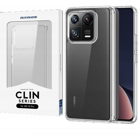 Funda protectora Dux Ducis Clin para Xiaomi 13 Pro, cubierta trasera blindada transparente. (1/5)