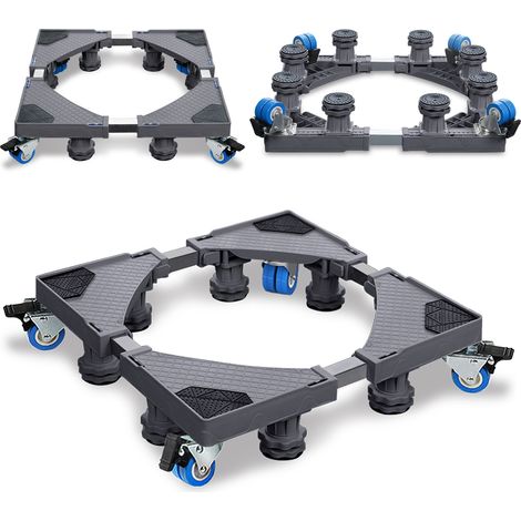 AUFUN Base de piédestal pour machine à laver pour réfrigérateur (1/5)