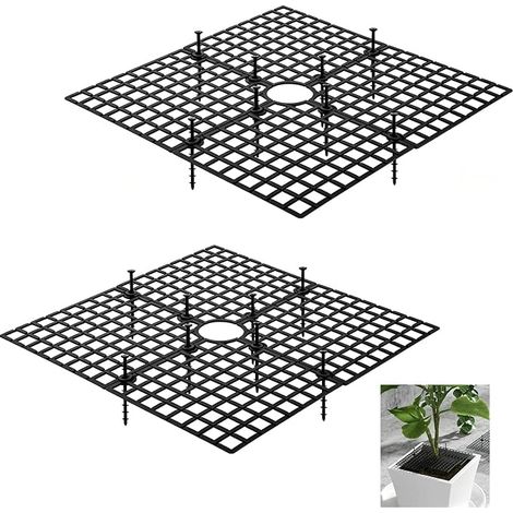 2 Pièces Grille Protection Plantes Chat Découpable 30cm (1/5)