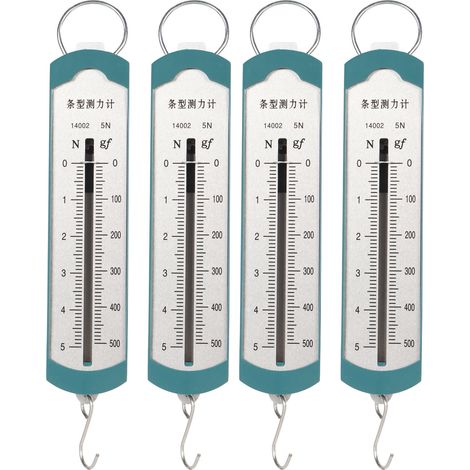Dynamomètre à ressort 4 pièces 5N, dynamomètre portable précis pour expériences de physique et de mécanique (1/5)